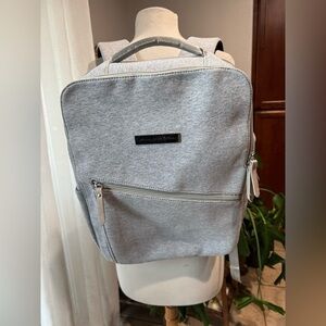 Petunia Pickle Bottom‎ Gray Diaper Backpack Baby Bag Hospital Bag